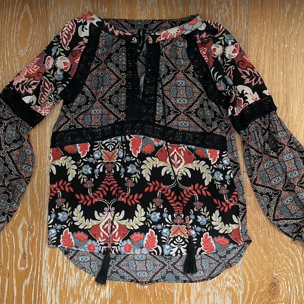 Unique Banjara Printed Blouse (XS)